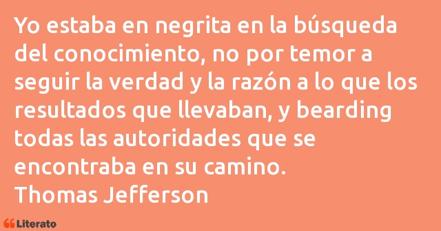 Frases de Thomas Jefferson