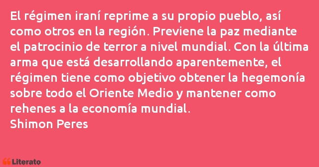 Frases de Shimon Peres