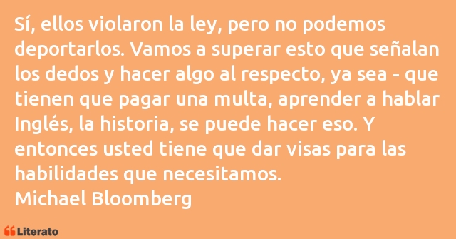 Frases de Michael Bloomberg