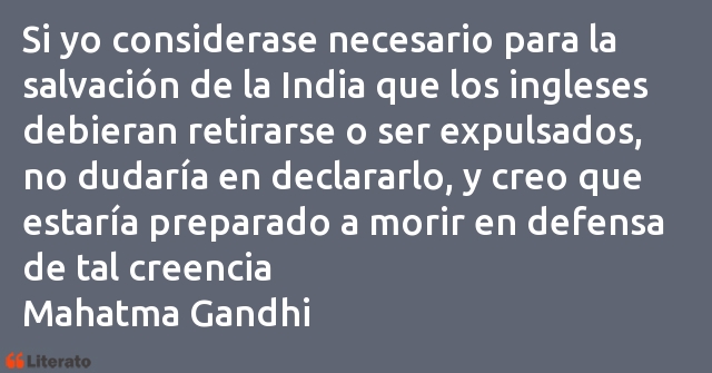 Frases de Mahatma Gandhi