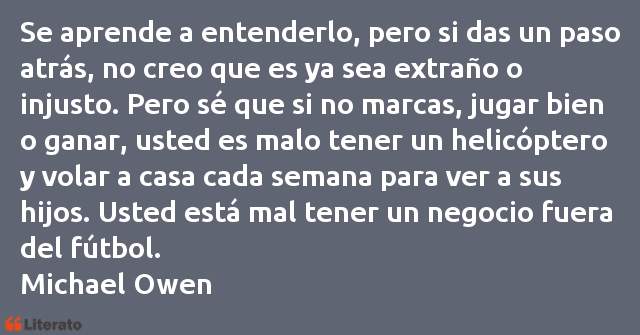 Frases de Michael Owen