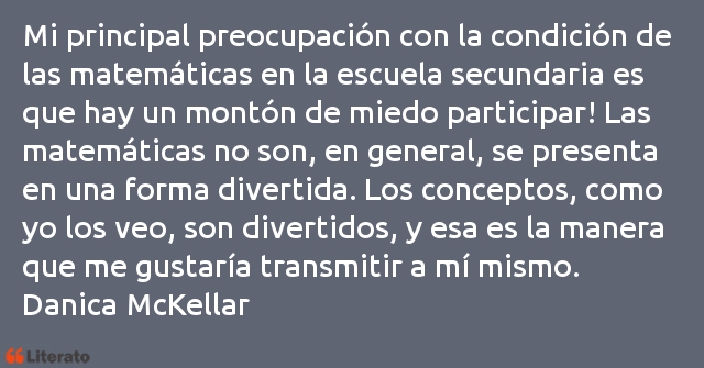 Frases de Danica McKellar