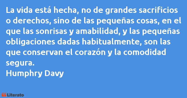 Frases de Humphry Davy