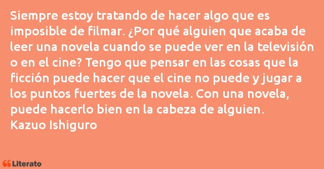 Frases de Kazuo Ishiguro