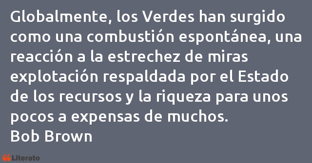 Frases de Bob Brown