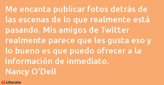 Frases de Nancy O'Dell