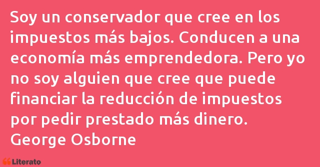 Frases de George Osborne