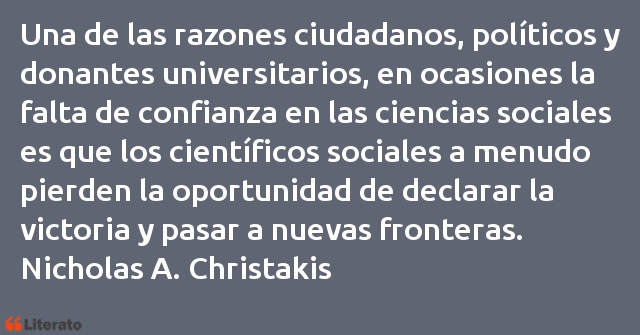 Frases de Nicholas A. Christakis