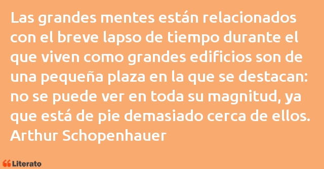 Frases de Arthur Schopenhauer