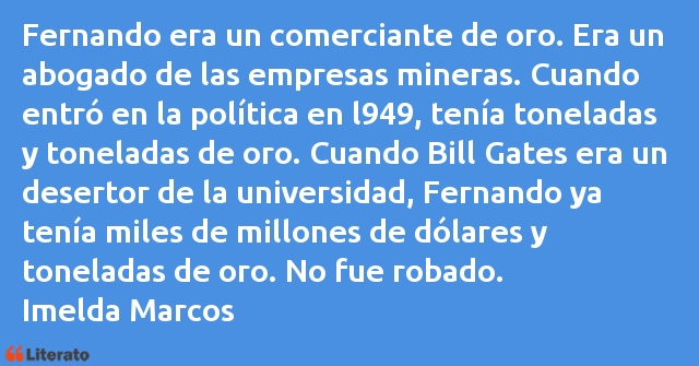 Frases de Imelda Marcos