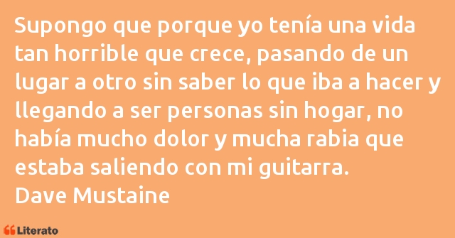 Frases de Dave Mustaine