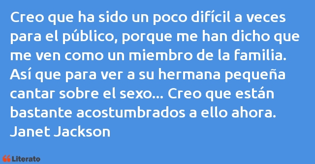 Frases de Janet Jackson