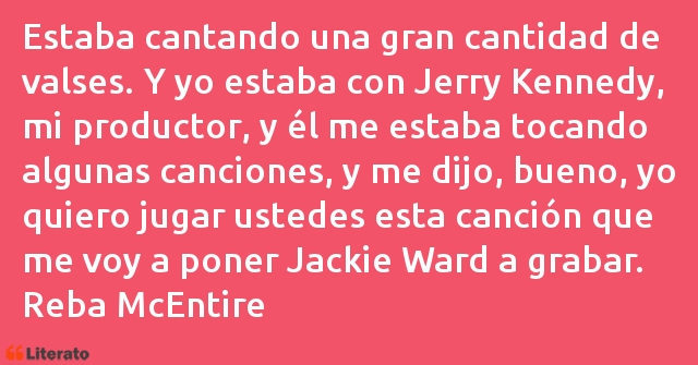 Frases de Reba McEntire