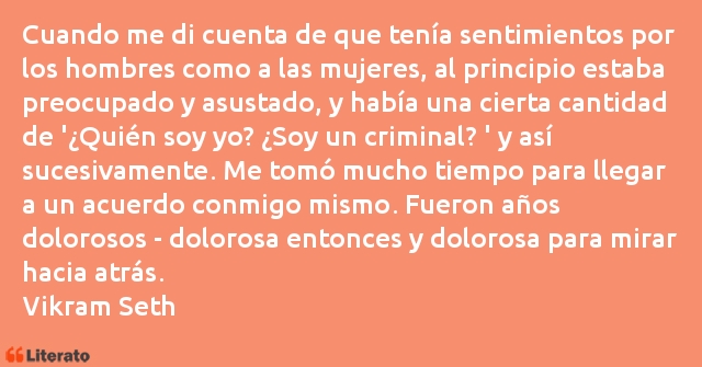 Frases de Vikram Seth