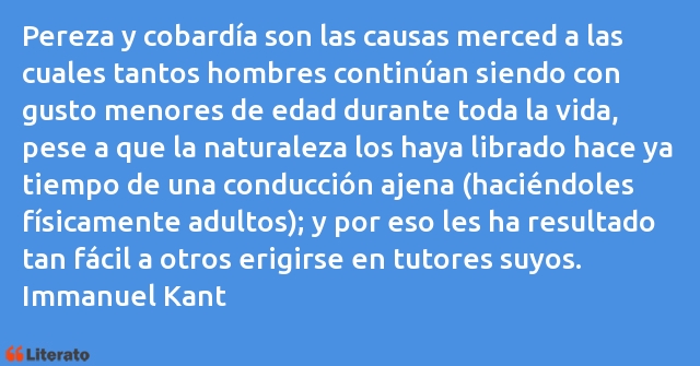 Frases de Immanuel Kant