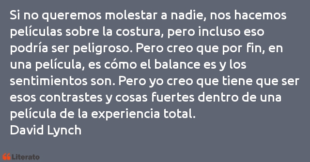 Frases de David Lynch