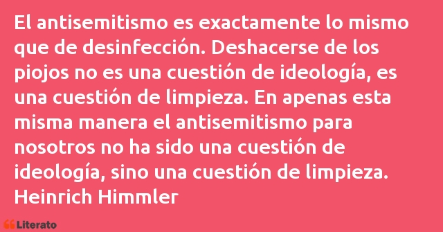 Frases de Heinrich Himmler