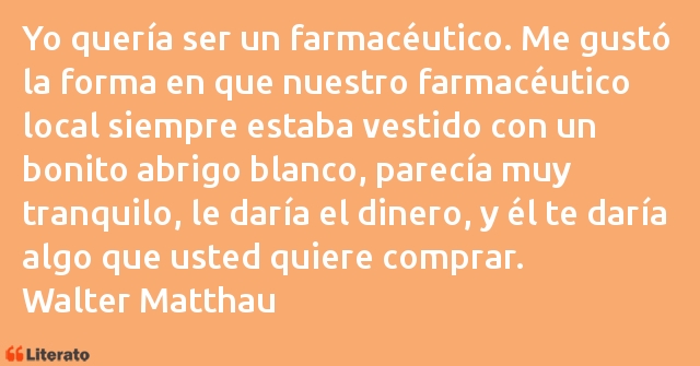 Frases de Walter Matthau