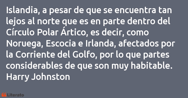 Frases de Harry Johnston