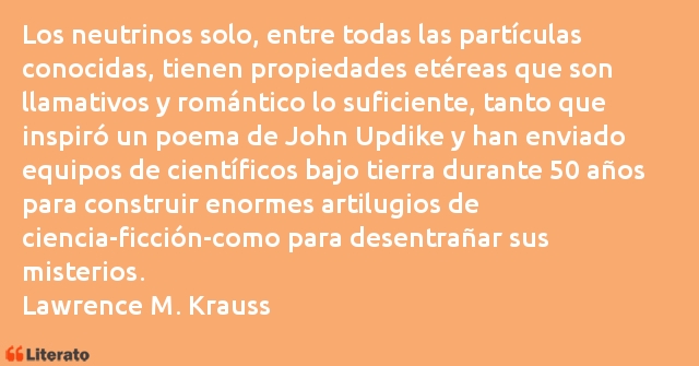 Frases de Lawrence M. Krauss