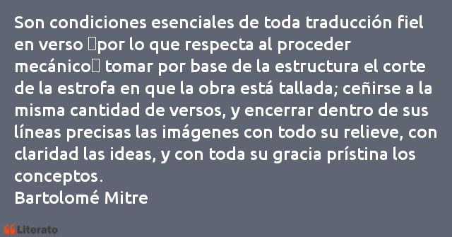 Frases de Bartolomé Mitre