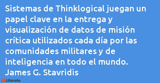 Frases de James G. Stavridis