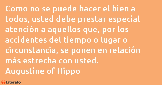 Frases de Augustine of Hippo