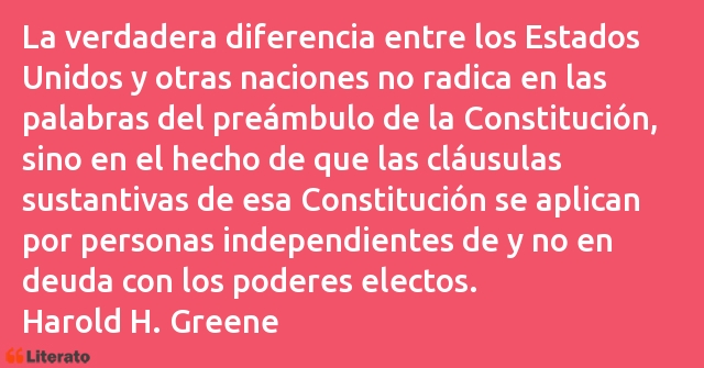 Frases de Harold H. Greene