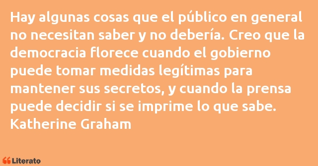 Frases de Katherine Graham