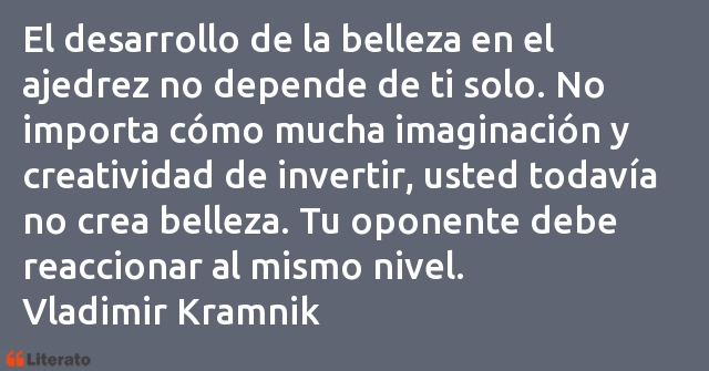 Frases de Vladimir Kramnik