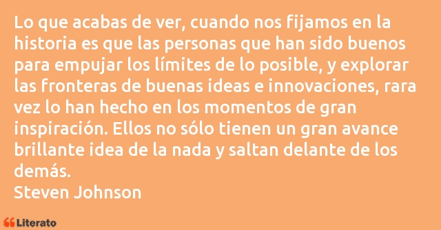 Frases de Steven Johnson