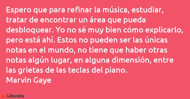 Frases de Marvin Gaye