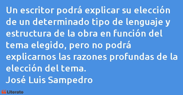 Frases de José Luis Sampedro