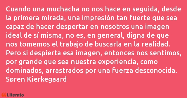 Frases de Soren Kierkegaard