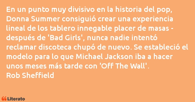 Frases de Rob Sheffield