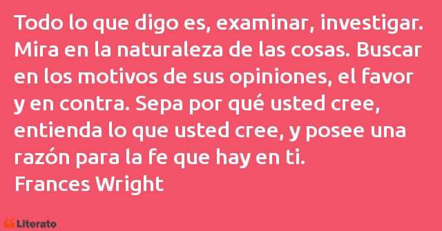 Frases de Frances Wright