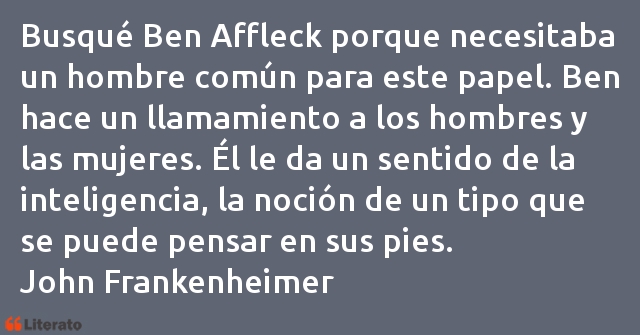 Frases de John Frankenheimer