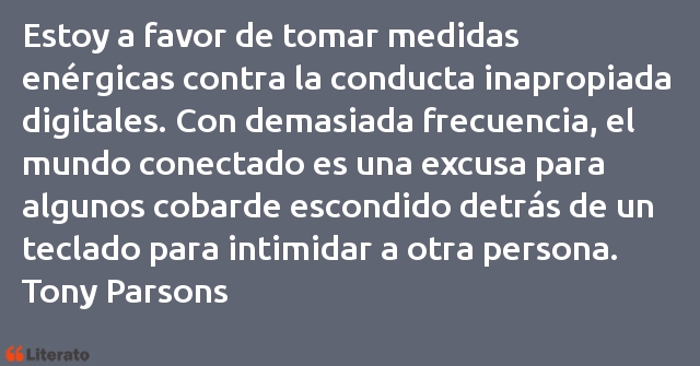 Frases de Tony Parsons