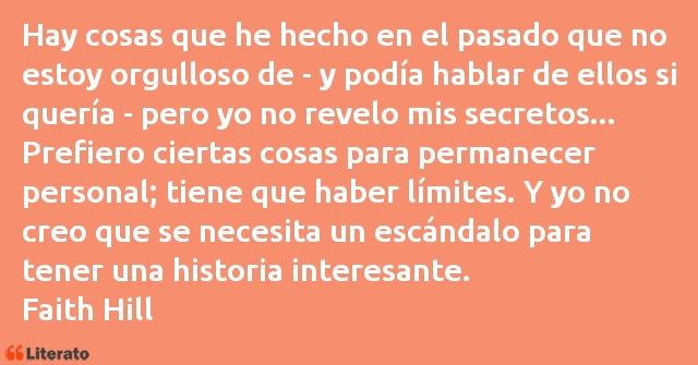 Frases de Faith Hill
