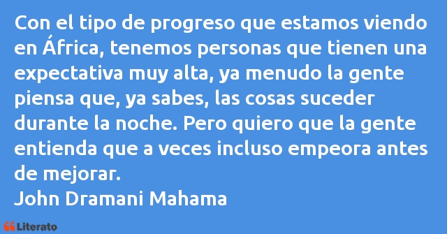 Frases de John Dramani Mahama