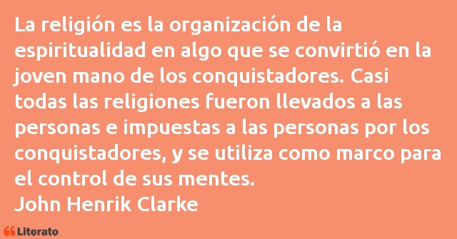 Frases de John Henrik Clarke