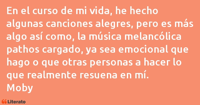 Frases de Moby