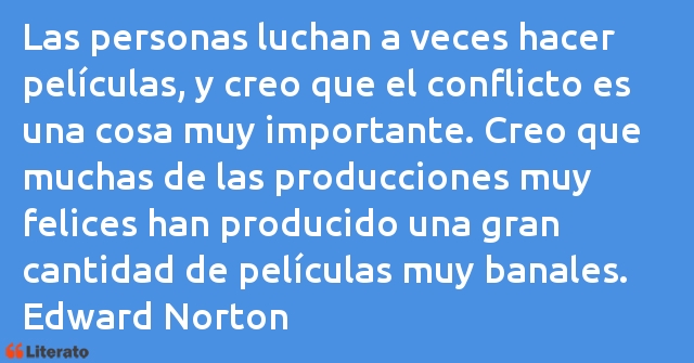 Frases de Edward Norton