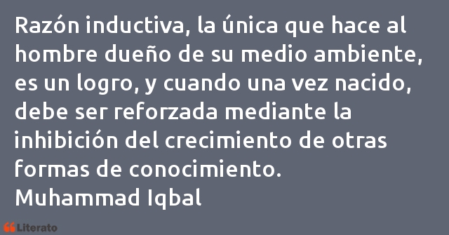 Frases de Muhammad Iqbal