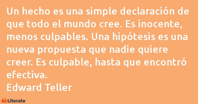 Frases de Edward Teller