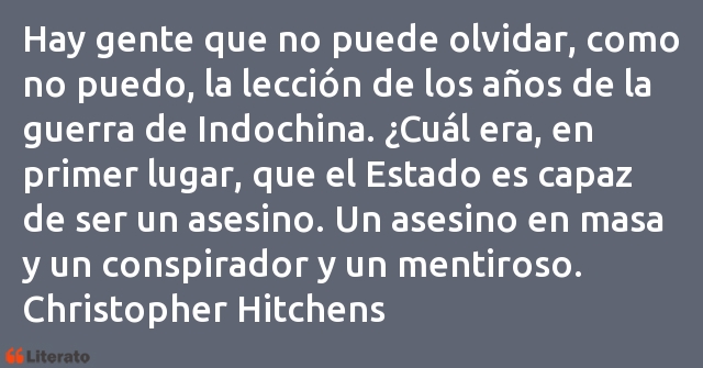 Frases de Christopher Hitchens