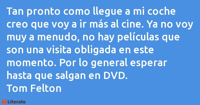 Frases de Tom Felton