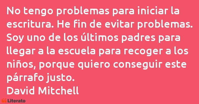 Frases de David Mitchell