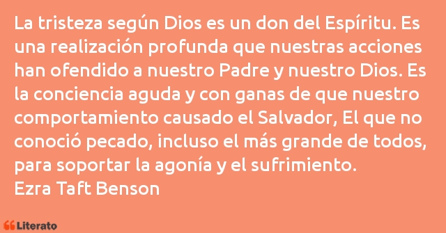 Frases de Ezra Taft Benson