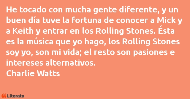 Frases de Charlie Watts